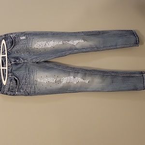 Almost famous blinged out jeans